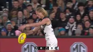 Billy Wilson - AFL Debut - 2025 Round 16 Highlights - Carlton @ Port Adelaide