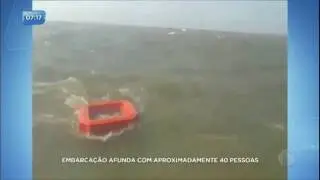 Embarcação com aproximadamente 40 pessoas naufraga em Belém (PA)