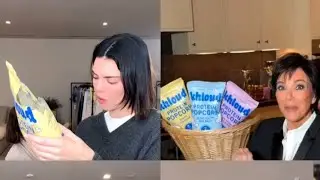 Khloe Kardashian 's khloud popcorn  🍿 is  reviewed by Kardashians