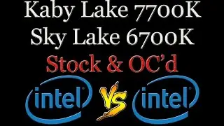 XBnPC - Intel's Kaby Lake 7700k vs Sky Lake 6700k!! Stock & Overclocked!! Geekbench 4 Benchmark!!