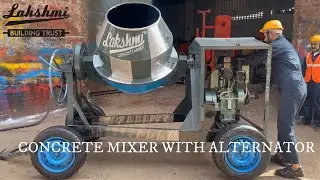 Concrete Mixer Machine || Mixture with Alternator || Lakshmi Mixer Machine|| LM 500 AT || 7355468357