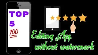 Best Top 5 editing app for android /Video editing apps