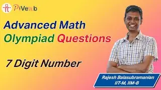 PiVerb.com| Class 5 & 6 | 7 Digit Number Question | # 27| NMTC Primary| AMC 8