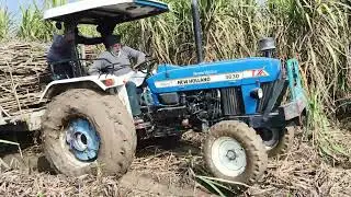 #tyson3630 #tractor /sugarcane loading unloading in sugarcane mill 