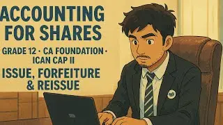 Conceptual: Accounting for Shares| Grade 12, CA Foundation, ICAN CAP II| Issue, Forfeiture & Reissue