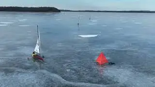 Long Video, Ice Boats In Ashby MN. December 2 2023.