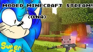 I Put A Bunch Of Minecraft Mods Into A blender (AMA Stream.)