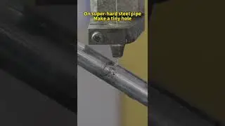 Fascinating EDM Drilling Machine Creates Tiny Hole on Super Hard Steel Pipe#edm #drill