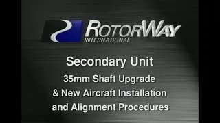 Helicopter RotorWay EXEC 162F 35mm Secondary Shaft Upgrade