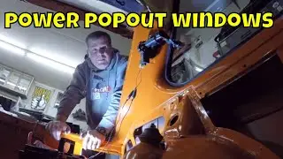 ELECTRIFYING the POPOUT WINDOWS in my MK1 VW RABBIT