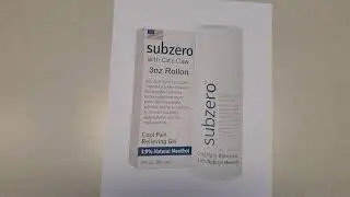 Sub Zero Cooling Pain Relieving Gel with Cat's Claw - the COMPLETE review