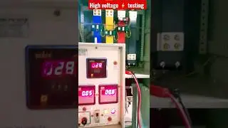 #shorts #high voltage testing live