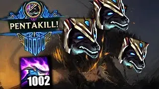 1000 STACKS NASUS - EZ PENTAKILL | 2000 DMG on (Q) - League of Legends Compilation