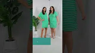 Zenana Springtime Sunshine Full Size Striped T-Shirt Dress #shopping #shorts #fashion #viralshorts