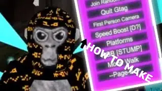 HOW TO MAKE A MOD MENU IN GORILLA TAG!!! (Pc, 2025)