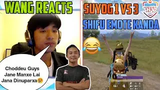 Wang Reacts On Gunner Left JM🥺||DEshifuSIR Emote Kanda 😂 || Suyog SIR 1vs3 Clutch To HV || AneelYT