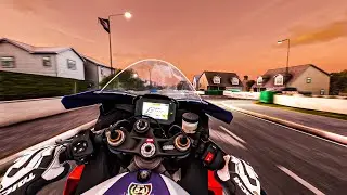 2021 Aprilia RSV4 Factory E5 Freeroam Sunset POV - RIDE 5 Gameplay