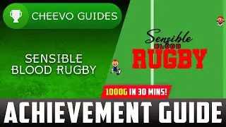 Sensible Blood Rugby - Achievement / Trophy Guide (Xbox) **1000G IN 45 MINS**