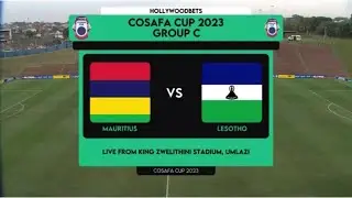 Mauritius v Lesotho | 2023 Hollywoodbets COSAFA Cup | Highlights