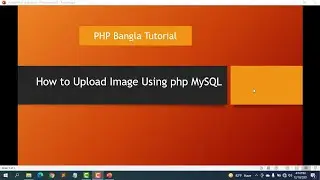 single Image Upload using php MySQL