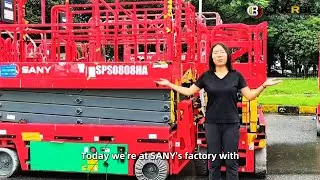 Get to Know the SANY SPS0808HA Compact Electric Scissor Lift