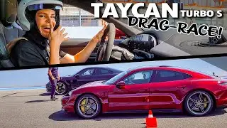 Mit 761 PS auf die Strecke! Taycan Turbo S | Launch Control