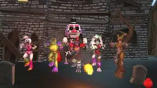 Spooky Scary Skeletons (Remix) Fnaf dance cover by SukemTV