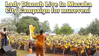 Lady Dianah Live Campaign in Masaka City For Museveni Campaign in Buganda.