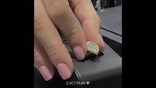 2.5 carat Pear Shape Diamond Bold Engagement Ring