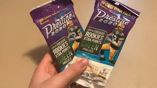 Opening 2 Fat Packs of 2020 Panini Prestige! Nice Numbered Hit!