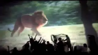 Narasimham returns Mega Mass Intro of Mohanlal @ Alappuzha Sas Shanthi