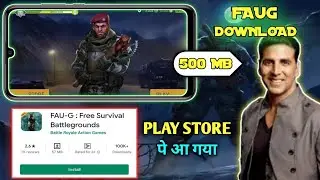 How to download faug game for android