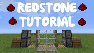 Minecraft 1.15: Redstone Tutorial - Compact 2x2 Piston Door
