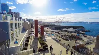 Seattle - Pike Place Market (4K) Monthly Walkthrough - Super Bowl Sunday Feb.  7, 2021