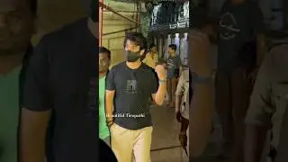 Hero Nani Spotted At Alipiri #tirupati #tirumala #tirumalasteps #heronani #tfi #viralvideo #fyp