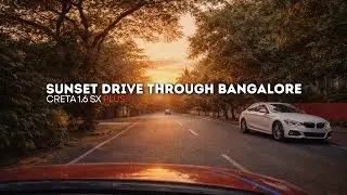 Relaxing Drive Through Bangalore | Sunset POV | Posh Areas in JP Nagar