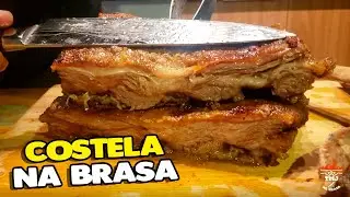 Como fazer COSTELA na Churrasqueira Convencional | TMJ na Brasa #02