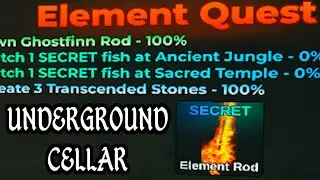 Новое лучшее удилище в подземном погребе Fish It &mdash; Element Rod Fish It