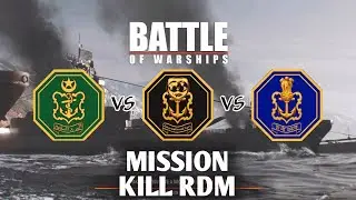 Battle of Warships - Mission Hunt RDM Clan #battleofwarships #bowgameplay