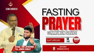 🛑 Live - All Night Prayer Service (Tamil) | Bishop. Sam Jayakumar | EGM  Church | 01.06.2025