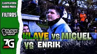 KLAVE VS ENRIK VS MIGUEL | FILTROS | CLASIFICATORIA MADRID PIRATA ZONA GROOVE 2025 🏴&zwj;☠️