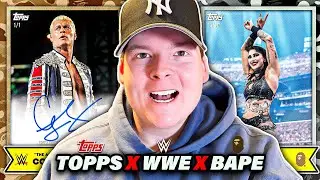 THE PULL OF A LIFETIME! INSANE AUTOGRAPH /10 | 2025 Topps WWE x BAPE Hobby Box Opening & Review