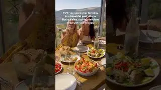 Douro valley villa dinner party