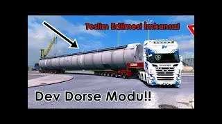 Euro Truck Simulator 2 ⛔️ S&uuml;r&uuml;lmesi İmkansız Dev Dorse Modu ⛔️ Oversize Load ⛔️ 1 30 8387