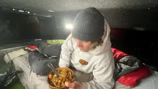 I Got Sick While Winter Truck Camping