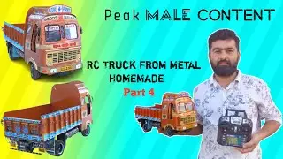 How To Make RC Truck Frome Metal (Indian Truck Body Cabin) #rctruck #indiantruck #hobby #automobile