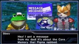 Starfox Assault Sargasso briefing weird voice