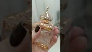 шикарный позолоченый флакон