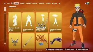 Fortnite item shop review NARUTO IS BACK!!! AND PIRATES OF THE CARIBBEN AND MORE. #fortnite 