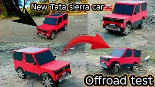 Tata Sierra RC Car Off-Road Test 🔥 Full Handmade Cardboard Build & Powerful Remote Control Drive 